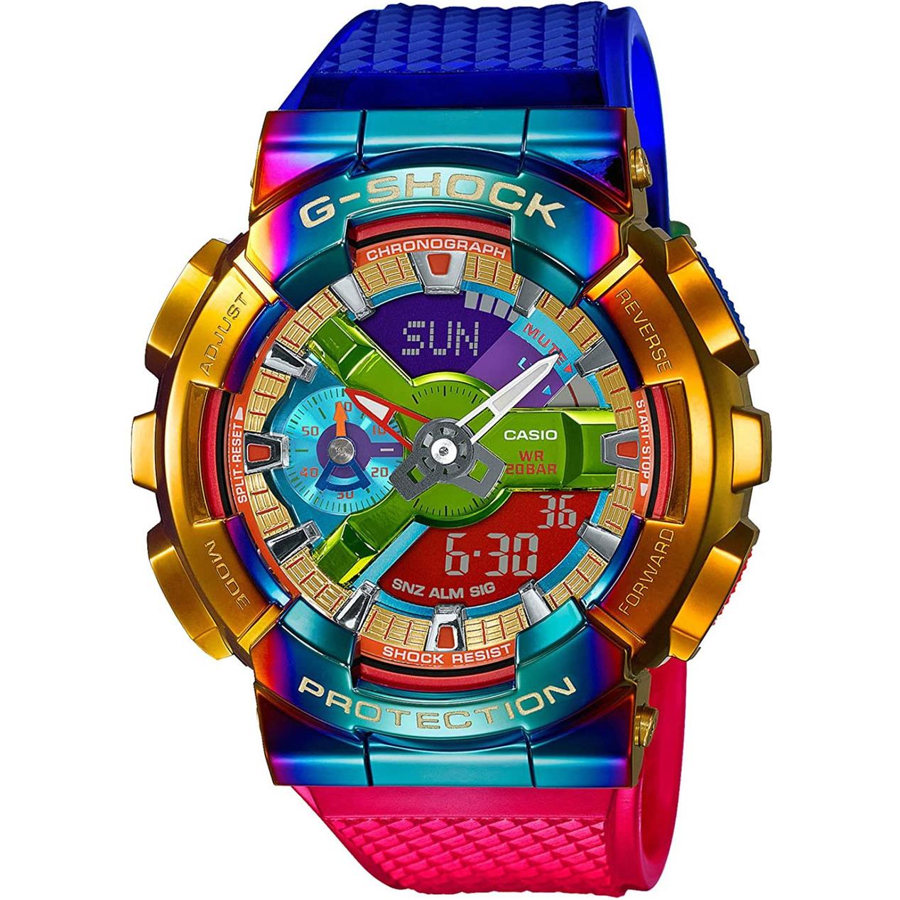 ساعت مچی کاسیو مدل GM-110RB-2ADR