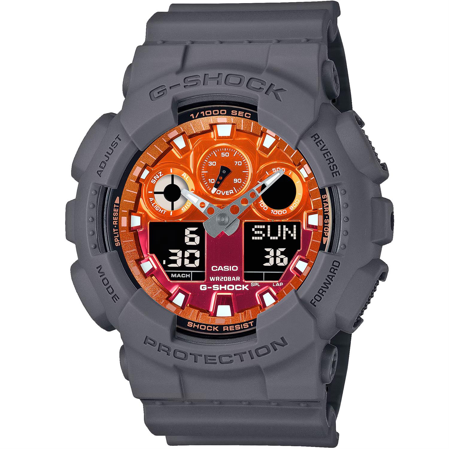 ساعت مچی کاسیو مدل GA-100FL-8ADR