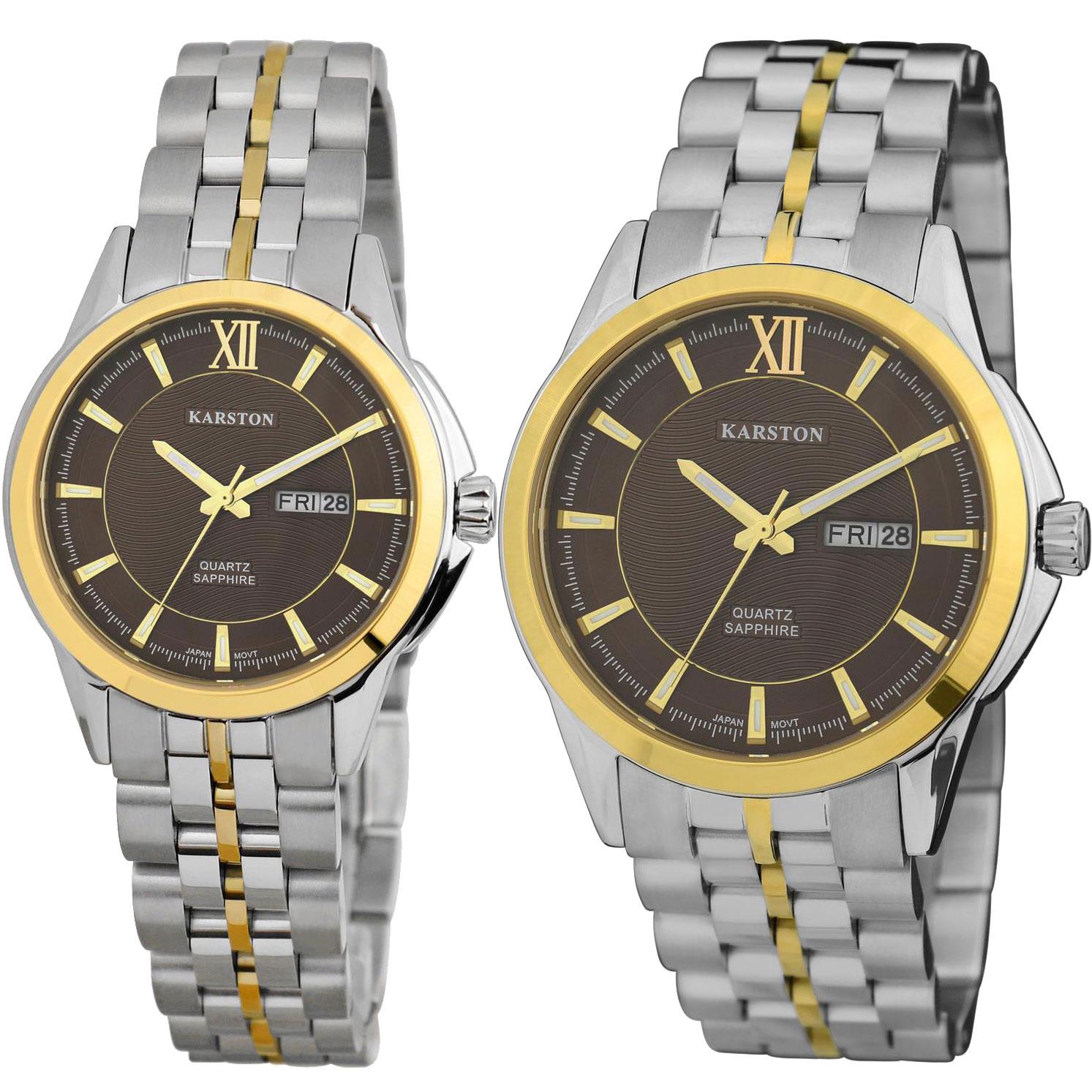 ساعت مچی ست کارستون مدل K-9039LBO-K-9039GBO