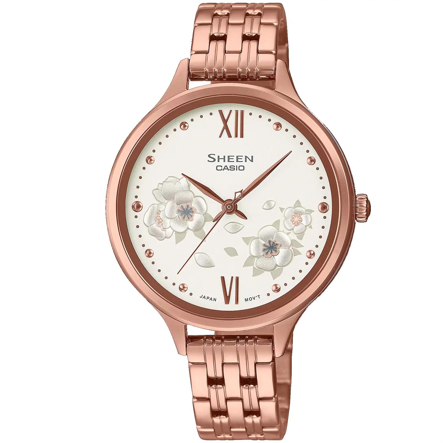 ساعت مچی کاسیو مدل SHE-4551PG-7AUDF