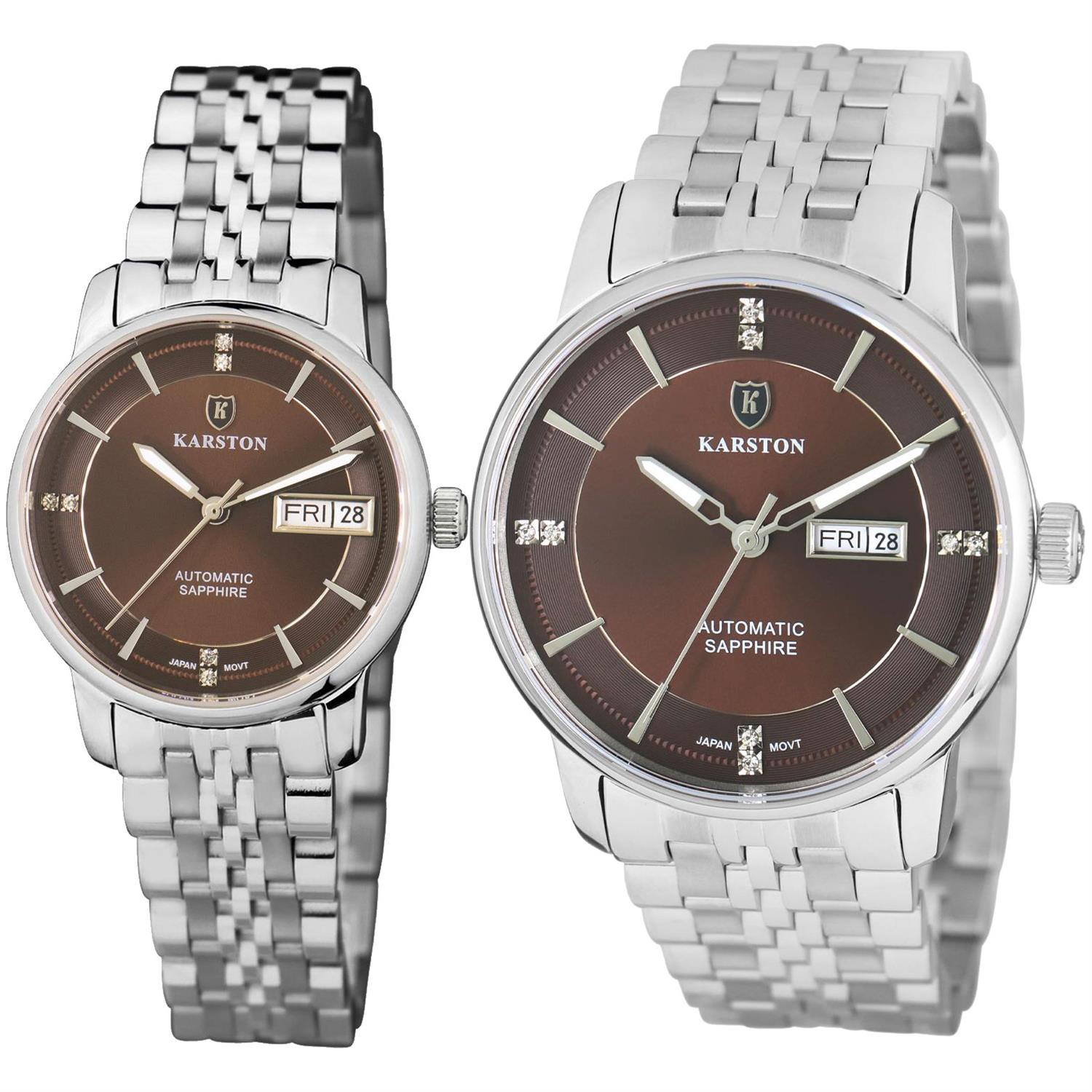 ساعت مچی ست کارستون مدل K-9066LBB1-K-9066GBB1