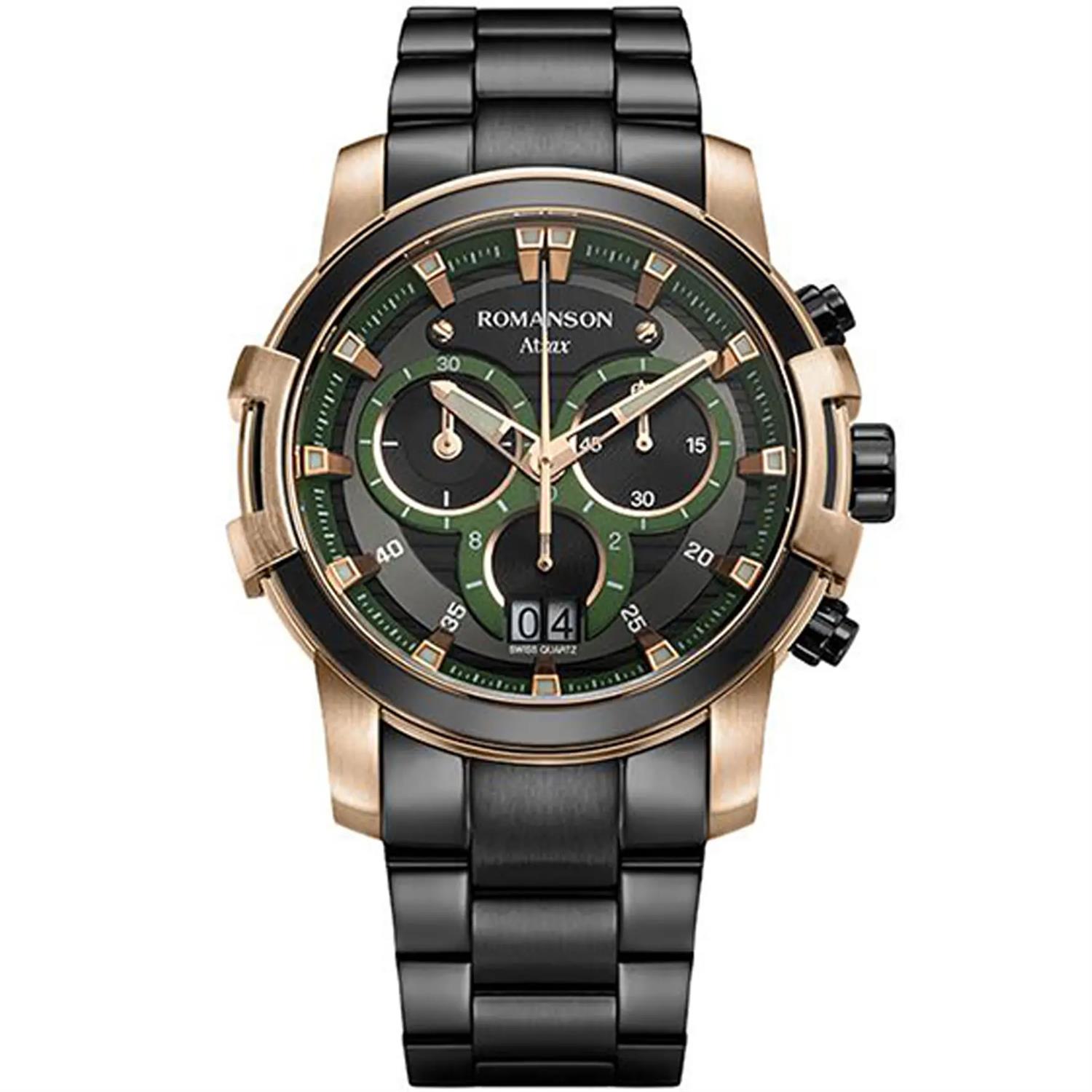 ساعت مچی رومانسون مدل PA5BS058HMBKAD6R-GREEN