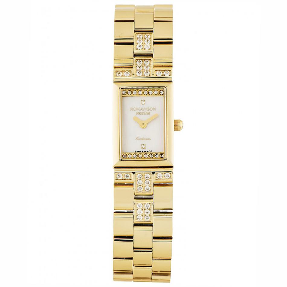 ساعت مچی زنانه رومانسون کد RM3255CL1GM11G