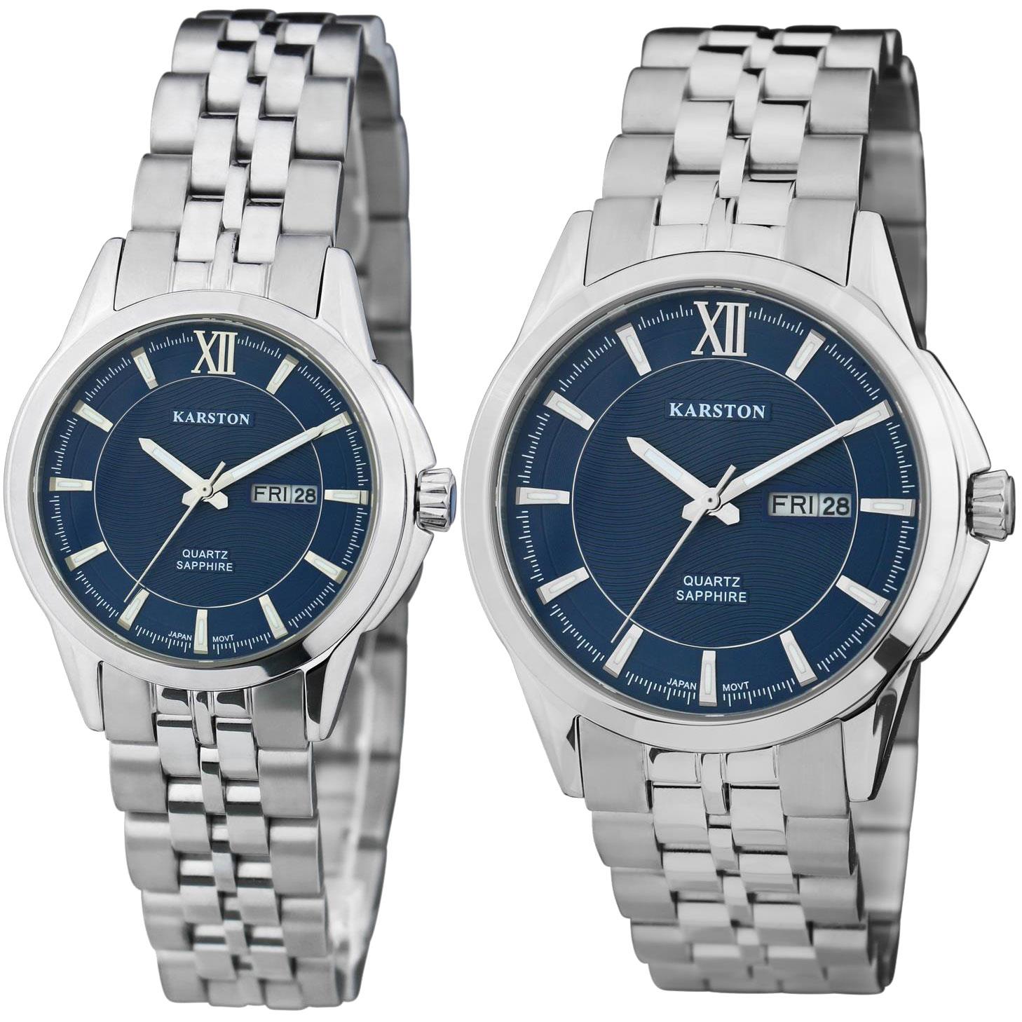 ساعت مچی ست کارستون مدل K-9039LBC-K-9039GBC