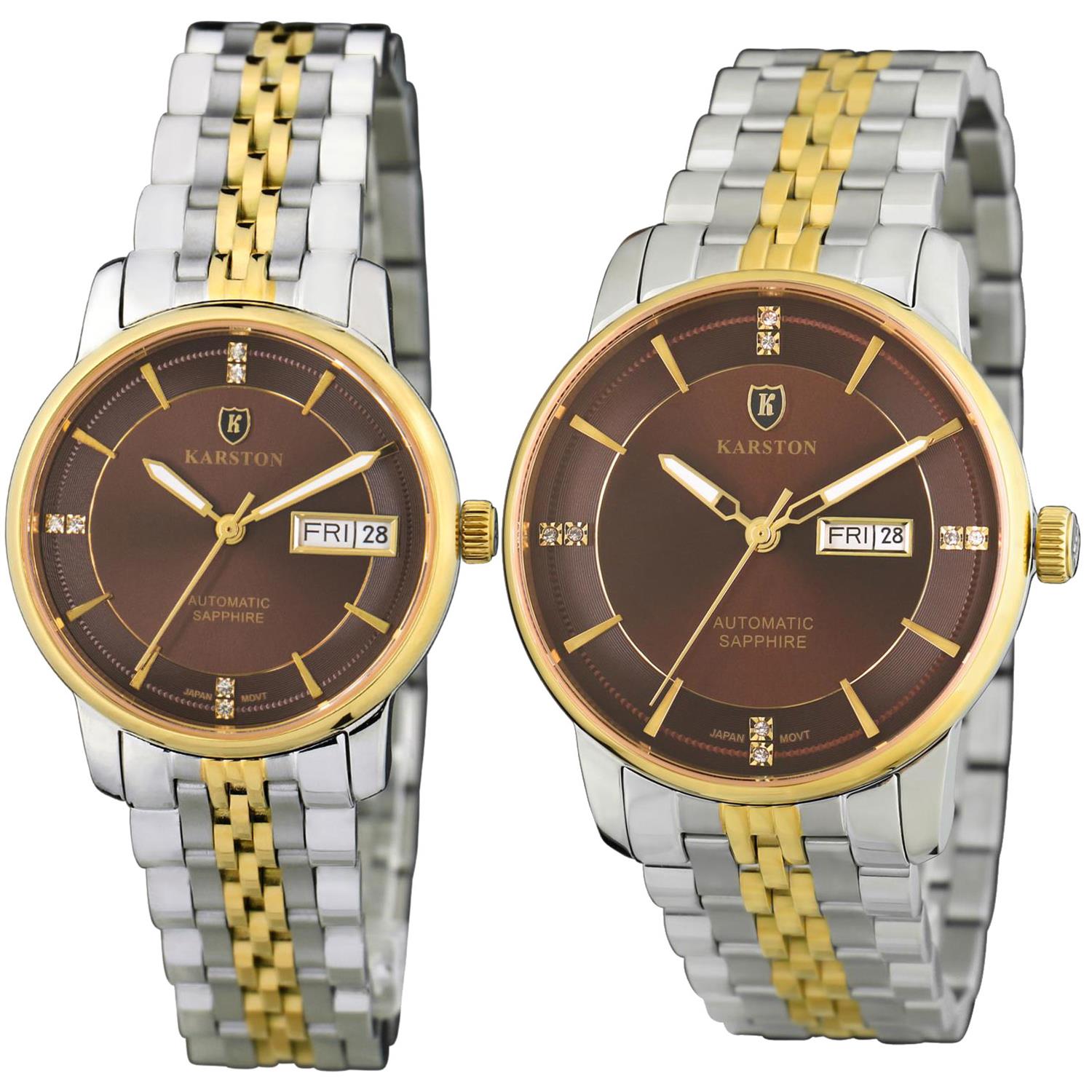 ساعت مچی ست کارستون مدل K-9066LBO-K-9066GBO