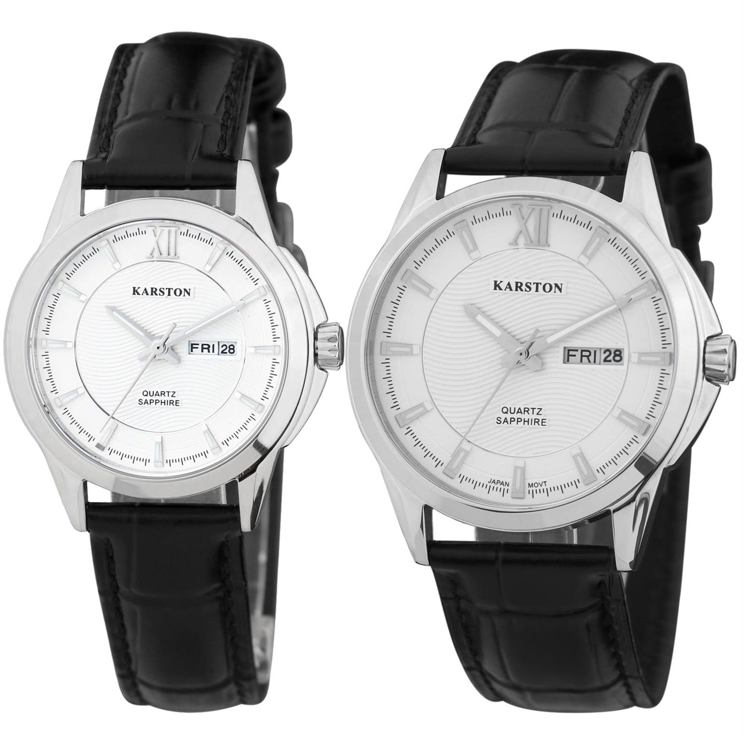 ساعت مچی ست کارستون مدل K-9039GSB-K-9039LSB