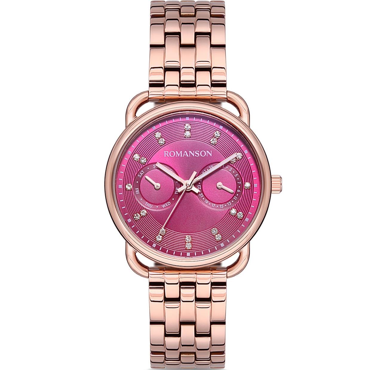 ساعت مچی رومانسون مدل RM9A16FLRRAP6R-WINE